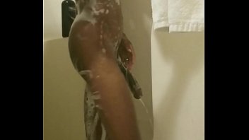 Slim Boy With Bbc In The Shower