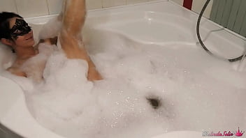 Brunette Sensual Fuck In The Bathroom And Gets Powerful Cumshot In Mouth