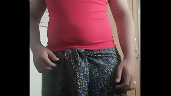Horny tamil boy jerking off in Lungi