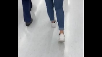 candid teen friend tiny ass shopping
