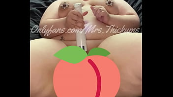 Mrs.Thickums trying out a few new toys