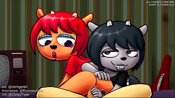 Lammy and Rammy - Parappa The Rapper from Playstation Porn